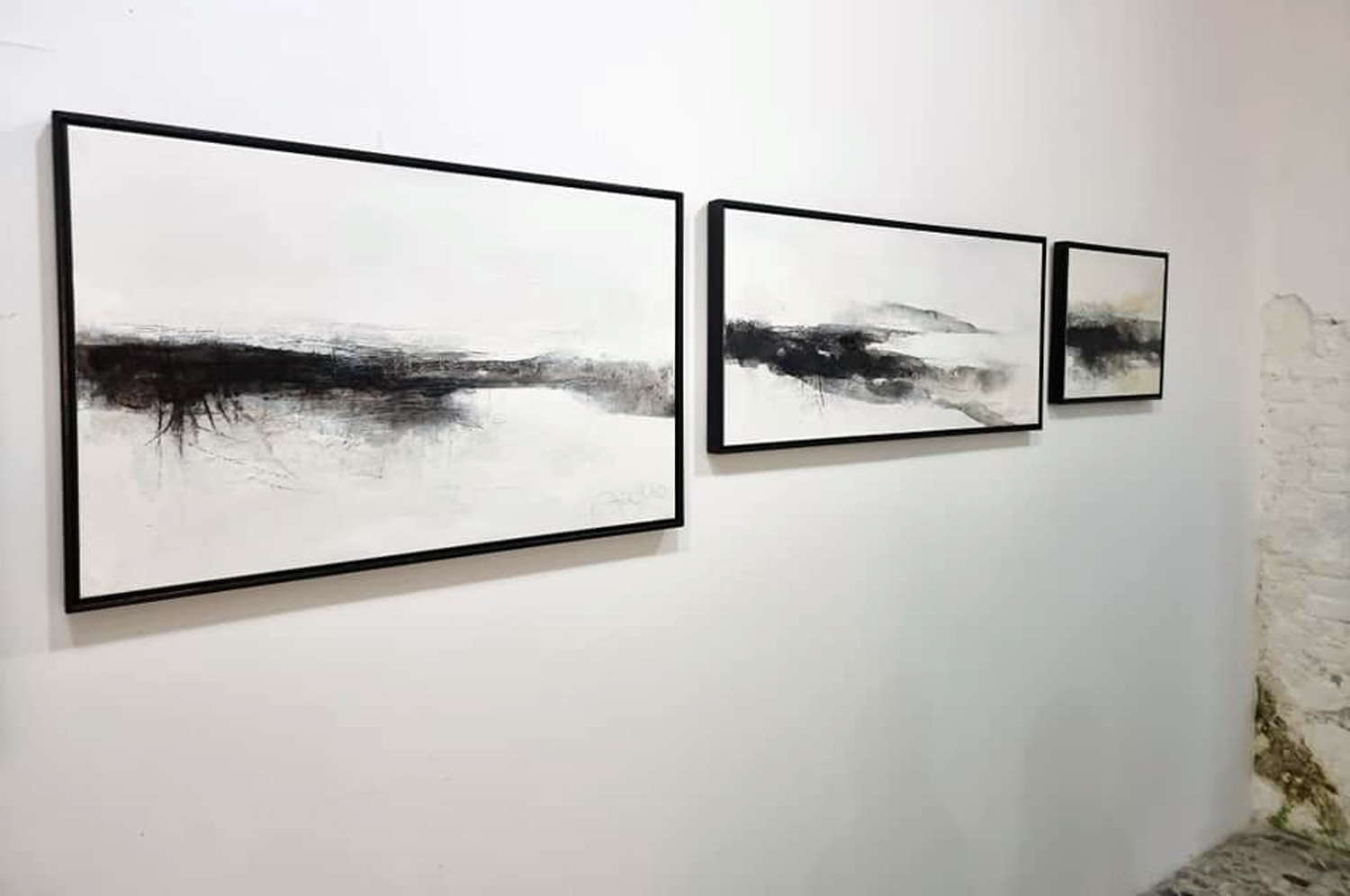 The exhibits of Sergio Aiello contemporary visual artist of Abstract Contemporary Landscape Paintings at https://www.sergioaiello.com